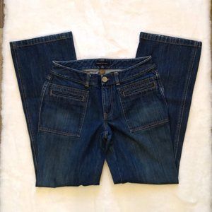 Banana Republic Wide Straight Leg Jeans sz 4
